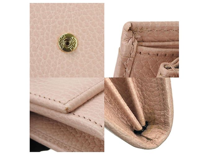 Cartera larga de piel rosa Gucci - vista 6
