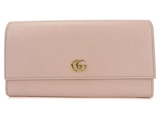Cartera larga de piel rosa Gucci - vista 8