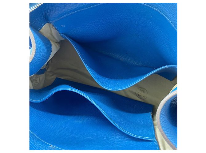 Hermès HERMES Atlas 35 Borsa a mano blu - vista 15