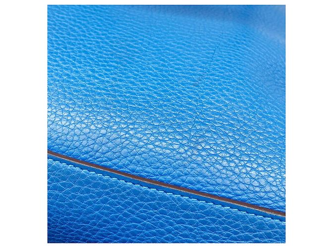 Hermès HERMES Atlas 35 Borsa a mano blu - vista 9
