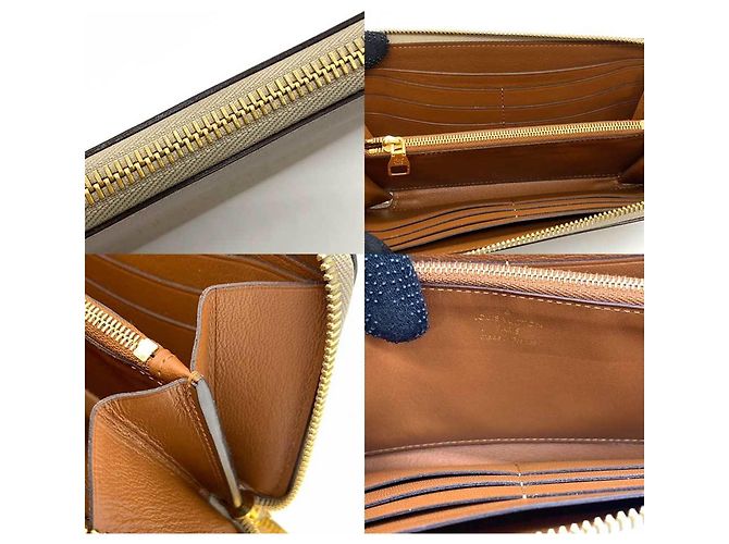 Cartera Larga Parnassea Louis Vuitton en Beige - vista 4