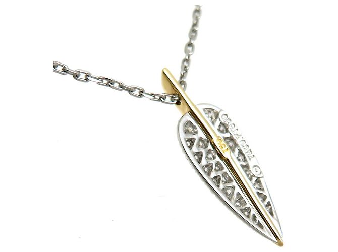 Tiffany & Co Collana di diamanti Tiffany in platino e oro giallo - vista 2