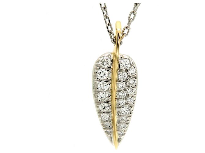 Tiffany & Co Collana di diamanti Tiffany in platino e oro giallo - vista 4