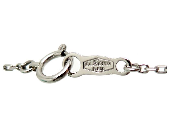 Tiffany & Co Collana di diamanti Tiffany in platino e oro giallo - vista 6
