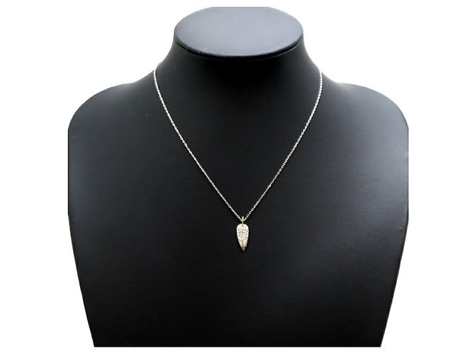 Tiffany & Co Collana di diamanti Tiffany in platino e oro giallo - vista 7