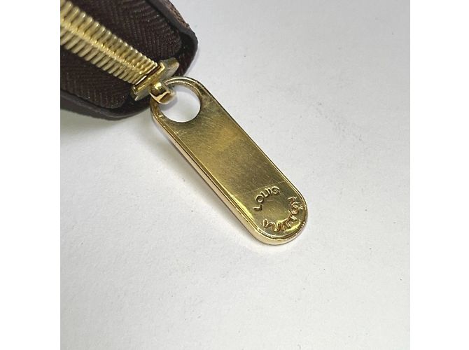 Cartera Zippy Damier marrón Louis Vuitton Castaño - vista 13