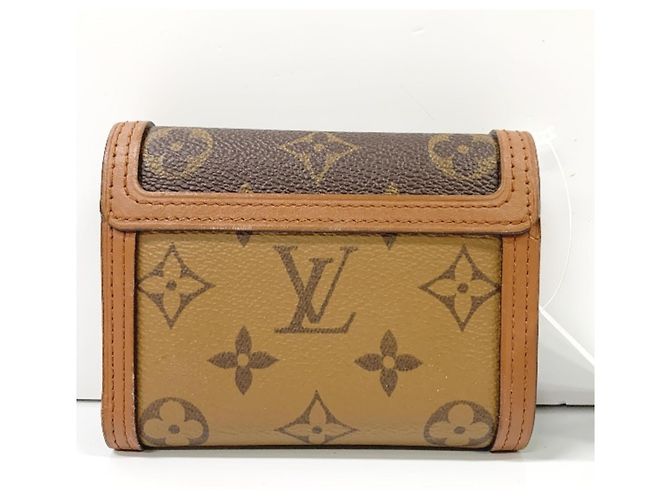 Monedero compacto Dauphine Monogram Louis Vuitton Castaño - vista 2