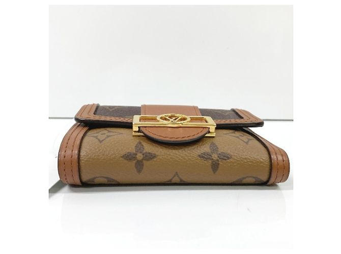 Monedero compacto Dauphine Monogram Louis Vuitton Castaño - vista 3