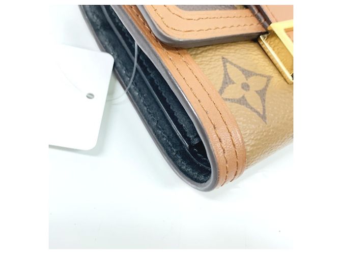 Monedero compacto Dauphine Monogram Louis Vuitton Castaño - vista 5