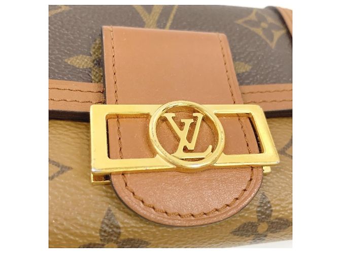 Monedero compacto Dauphine Monogram Louis Vuitton Castaño - vista 6