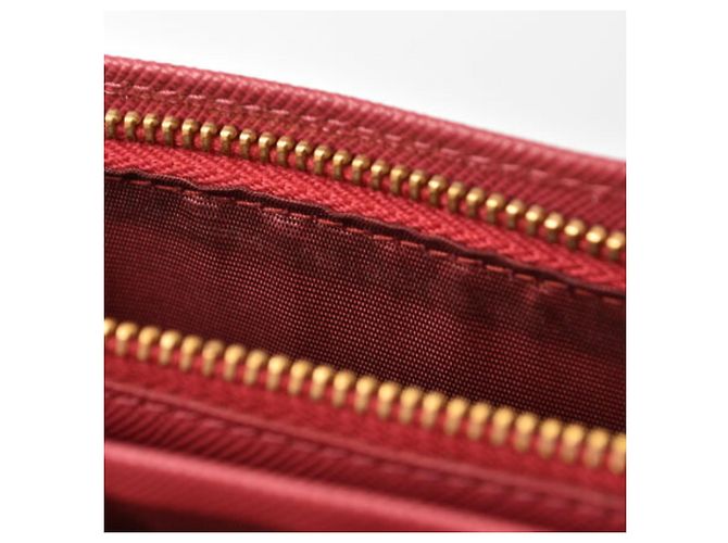Cartera Larga Prada en Saffiano Metal Peonía Rosa Metálico - vista 9