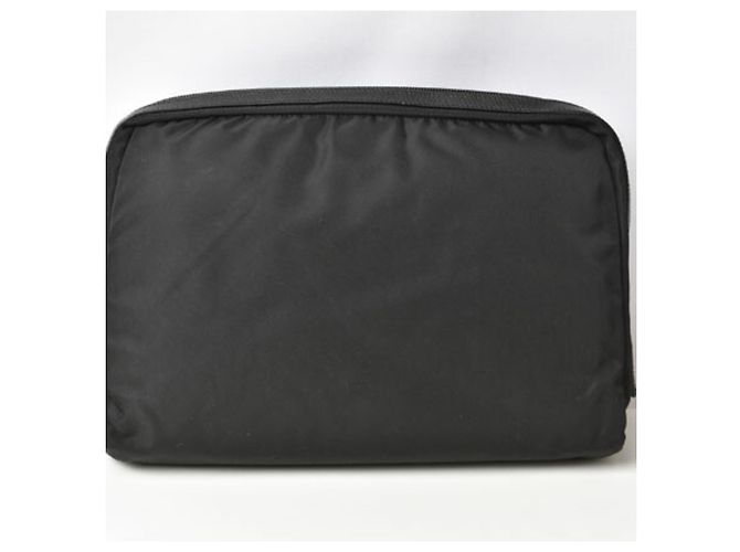 Pochette da viaggio Prada in nylon Vela nero - vista 4
