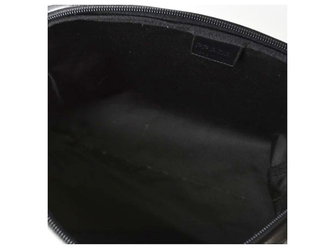 Pochette da viaggio Prada in nylon Vela nero - vista 6