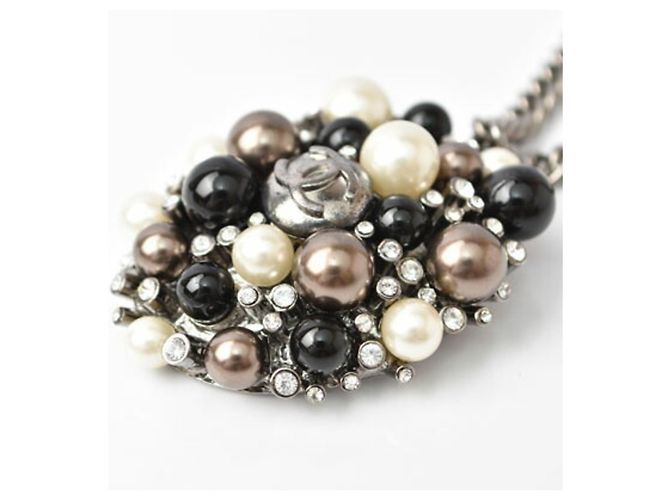 Collana in argento Chanel con pendente - vista 3