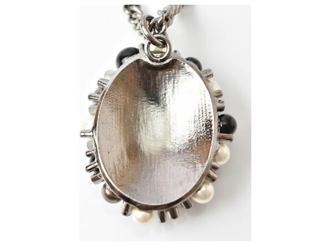 Collana in argento Chanel con pendente - vista 6