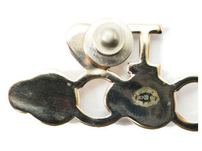 Chanel AMO COCO Spilla a Motivo Cuore Marrone D'oro - vista 3