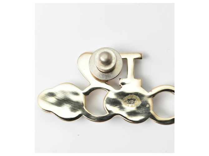 Chanel AMO COCO Spilla a Motivo Cuore Marrone D'oro - vista 4