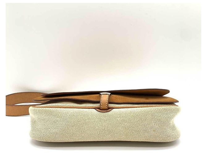 Borsa a spalla PM Colorado di Hermès Marrone Bianco Crudo - vista 3