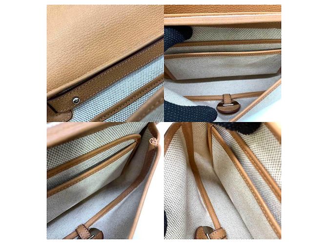 Borsa a spalla PM Colorado di Hermès Marrone Bianco Crudo - vista 9