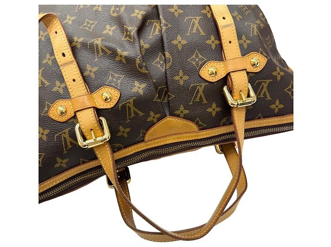 Borsa Tote Monogram Palermo GM di Louis Vuitton Marrone Monogramma - vista 10