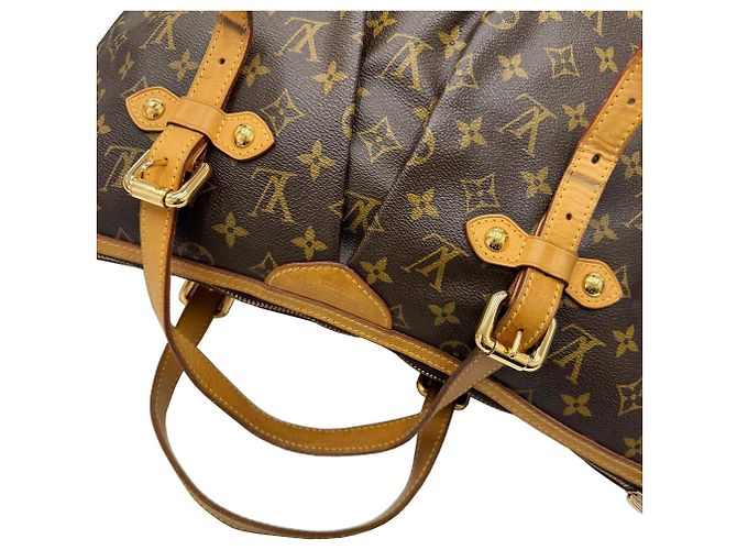 Borsa Tote Monogram Palermo GM di Louis Vuitton Marrone Monogramma - vista 11