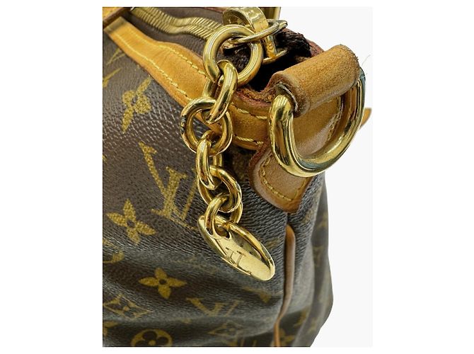 Borsa Tote Monogram Palermo GM di Louis Vuitton Marrone Monogramma - vista 13