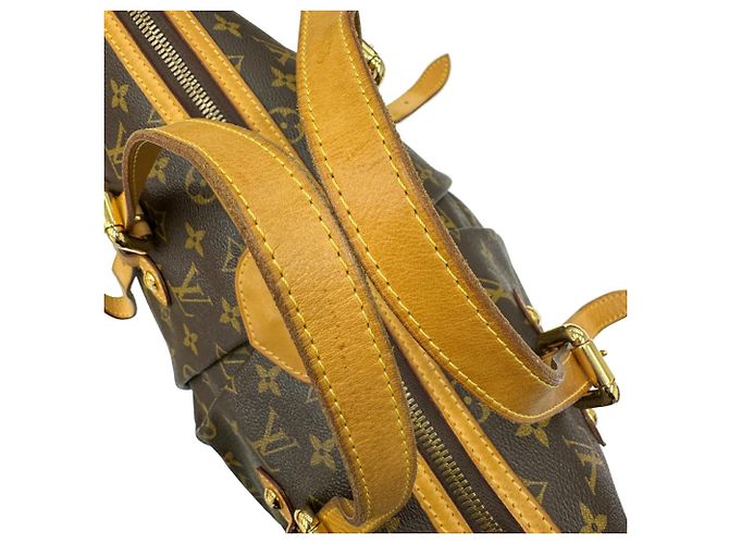 Borsa Tote Monogram Palermo GM di Louis Vuitton Marrone Monogramma - vista 14