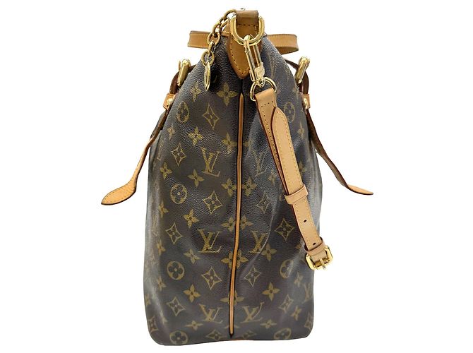 Borsa Tote Monogram Palermo GM di Louis Vuitton Marrone Monogramma - vista 3