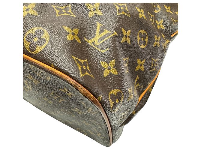 Borsa Tote Monogram Palermo GM di Louis Vuitton Marrone Monogramma - vista 7