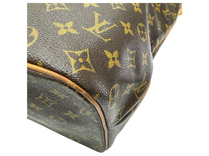 Borsa Tote Monogram Palermo GM di Louis Vuitton Marrone Monogramma - vista 9