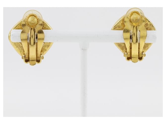 Chanel vergoldete Clip-Ohrringe Golden - Ansicht 3