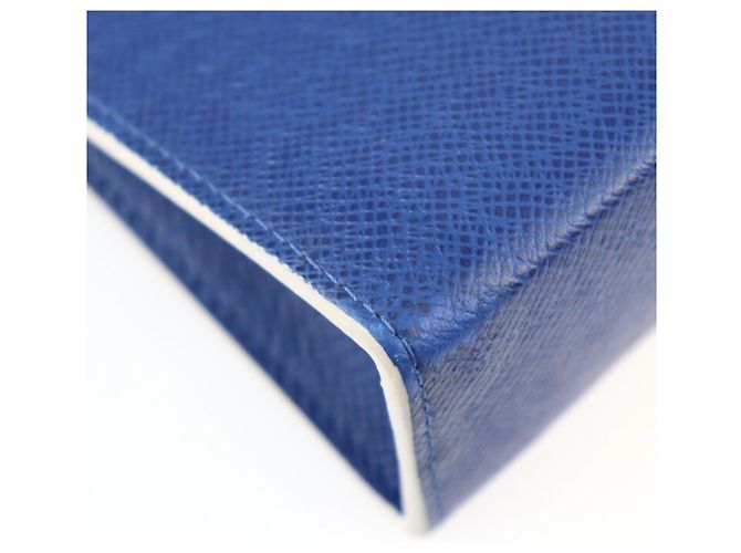 Louis Vuitton Pochette Voyage MM Clutch Tasche Blau - Ansicht 5
