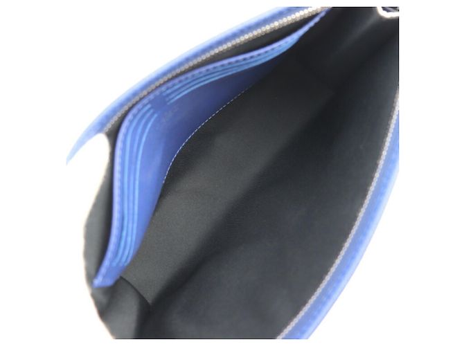 Louis Vuitton Pochette Voyage MM Clutch Tasche Blau - Ansicht 6