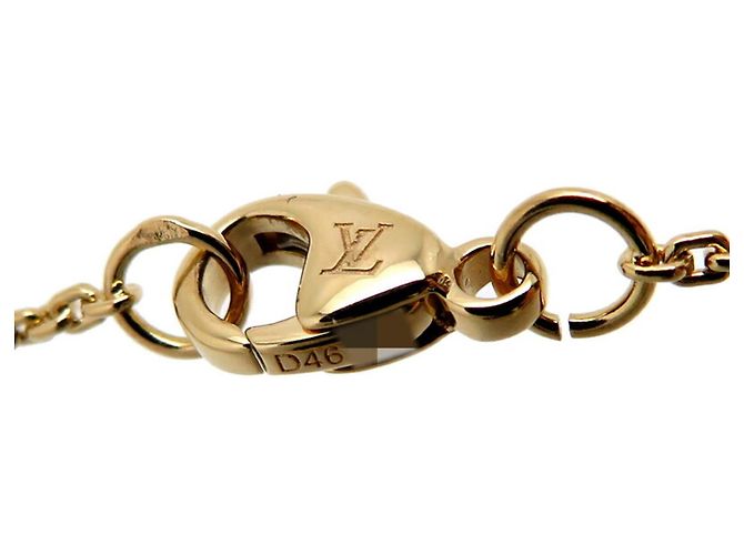 Collana in oro giallo, diamante e onice Louis Vuitton Nero Bianco - vista 7