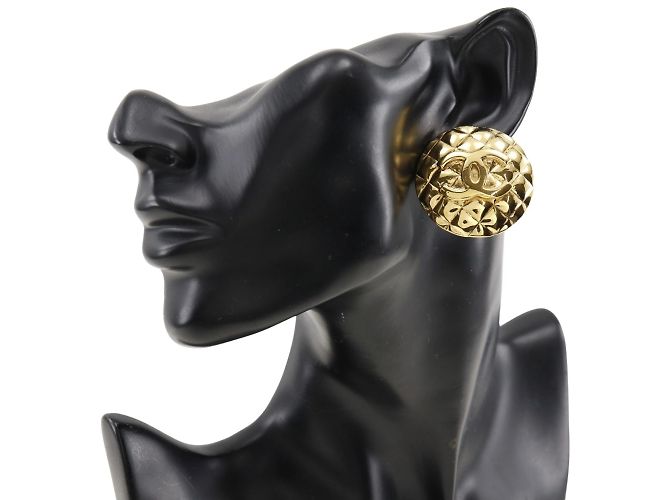 Orecchini a clip in oro Matelassé di Chanel D'oro - vista 2