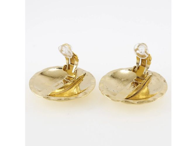 Orecchini a clip in oro Matelassé di Chanel D'oro - vista 4