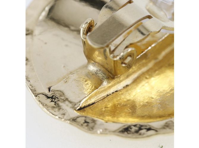 Orecchini a clip in oro Matelassé di Chanel D'oro - vista 8