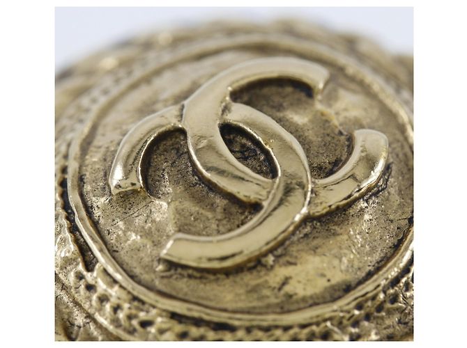 Vintage Gold Clip Ohrringe von Chanel Coco Golden - Ansicht 5