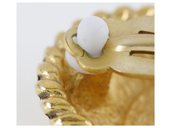 Vintage Gold Clip Ohrringe von Chanel Coco Golden - Ansicht 6