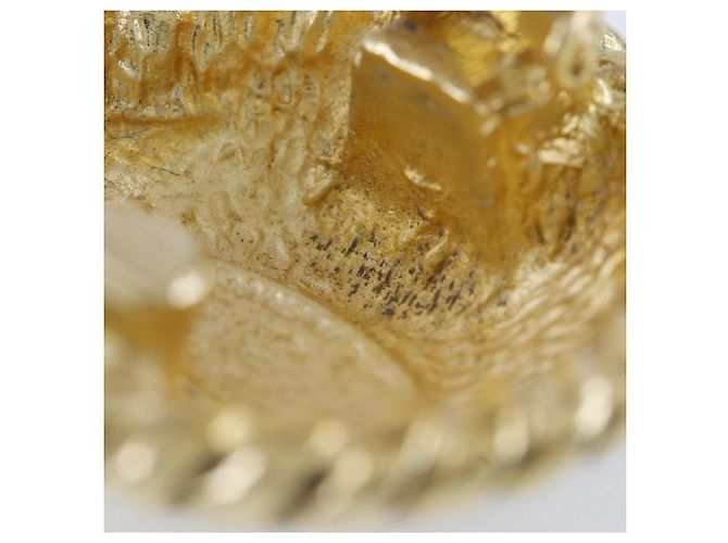 Vintage Gold Clip Ohrringe von Chanel Coco Golden - Ansicht 7