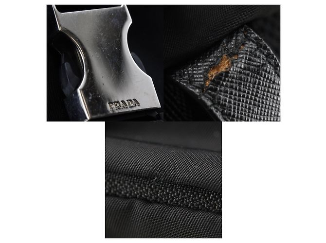 Prada Nylon-Rucksack 2VZ135 Schwarz - Ansicht 7