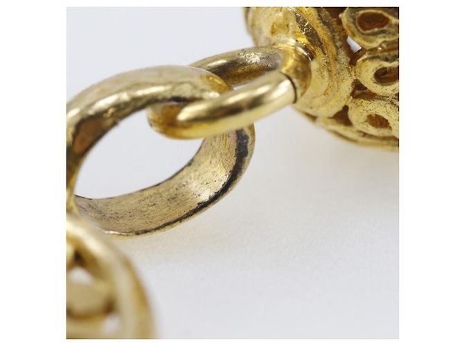 Collana vintage placcata in oro Chanel Coco D'oro - vista 7