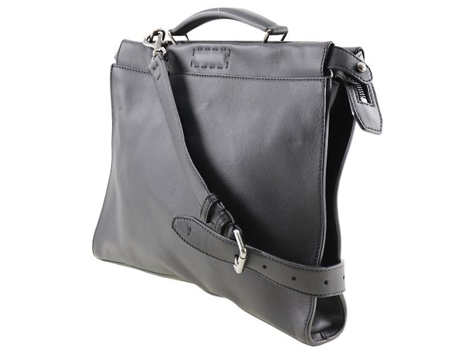 Borsa a Spalla Fendi Peekaboo Business Nero - vista 2