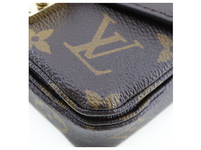 Bolso de Hombro Micro Metis Louis Vuitton Castaño - vista 5
