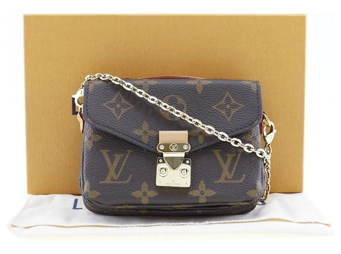 Bolso de Hombro Micro Metis Louis Vuitton Castaño - vista 9