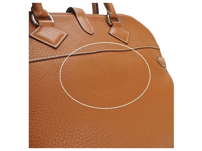Hermès Borsa Hermes Taurillon Clemence Atlas 35 in oro D'oro - vista 6