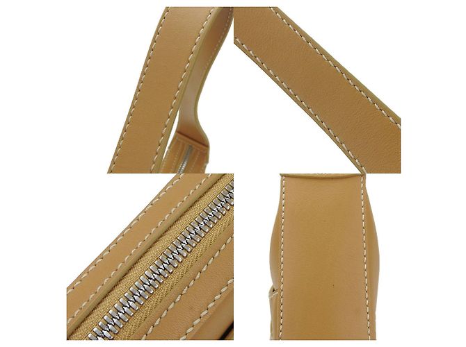 Borsa a spalla in pelle Gancini di Salvatore Ferragamo Cammello - vista 5