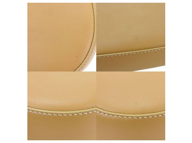 Borsa a spalla in pelle Gancini di Salvatore Ferragamo Cammello - vista 6