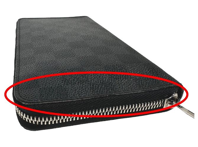 Zippy Louis Vuitton Damier Graphite Long Wallet Black - view 10