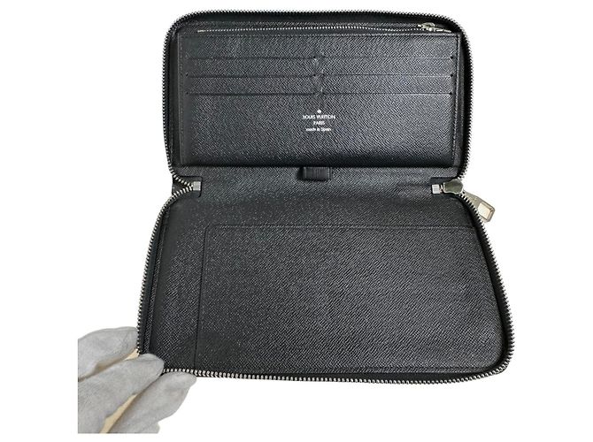 Zippy Louis Vuitton Damier Graphite Long Wallet Black - view 12